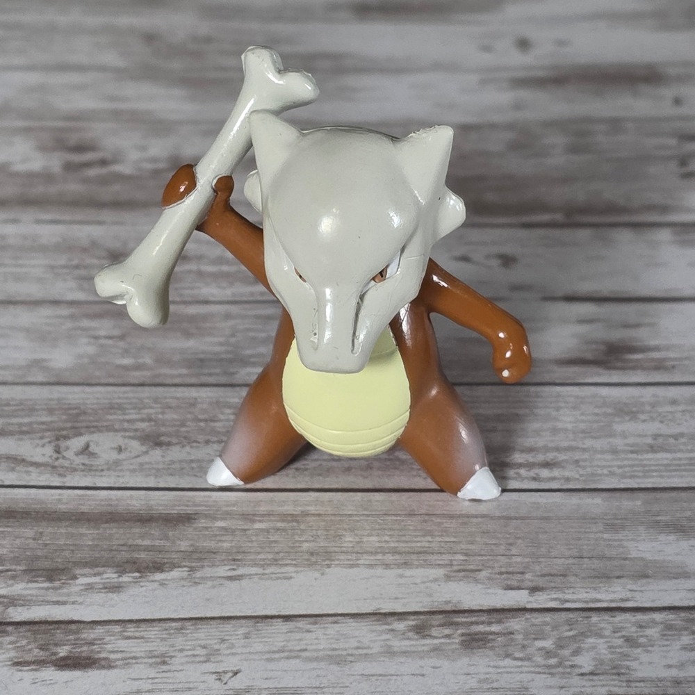 Vintage Tomy Pokemon Marowak Mini Figure 1.5 Inch PVC Toy Gen 1 Kanto